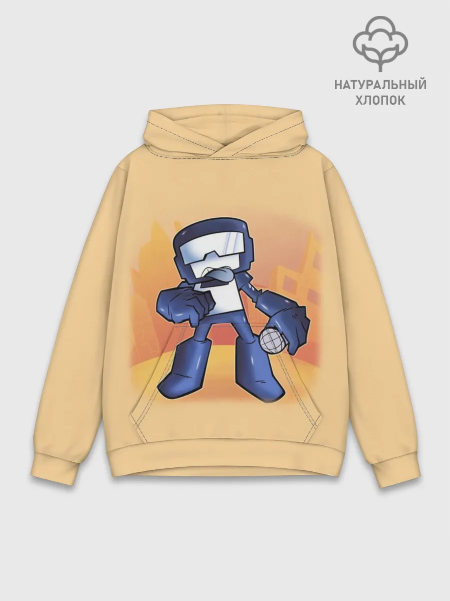 Худи мужской база хлопок / Friday Night Funkin Танкист