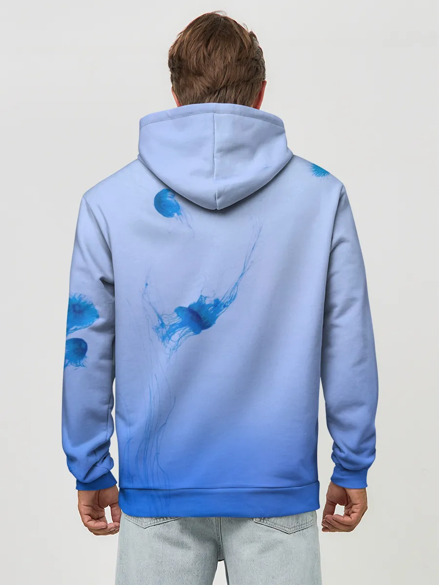 Худи мужской база хлопок / МЕДУЗЫ | ГРАДИЕНТ