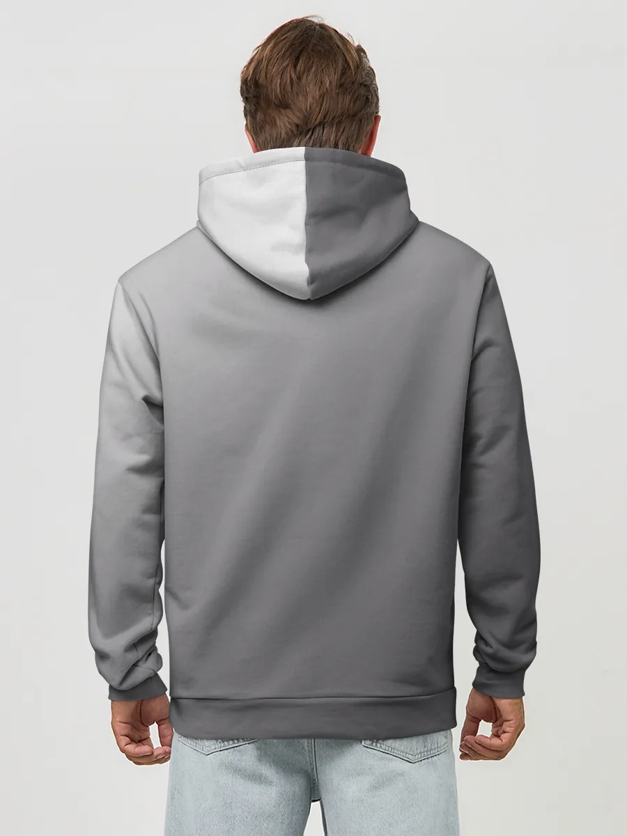 Худи мужской база хлопок / Прокачай мозги