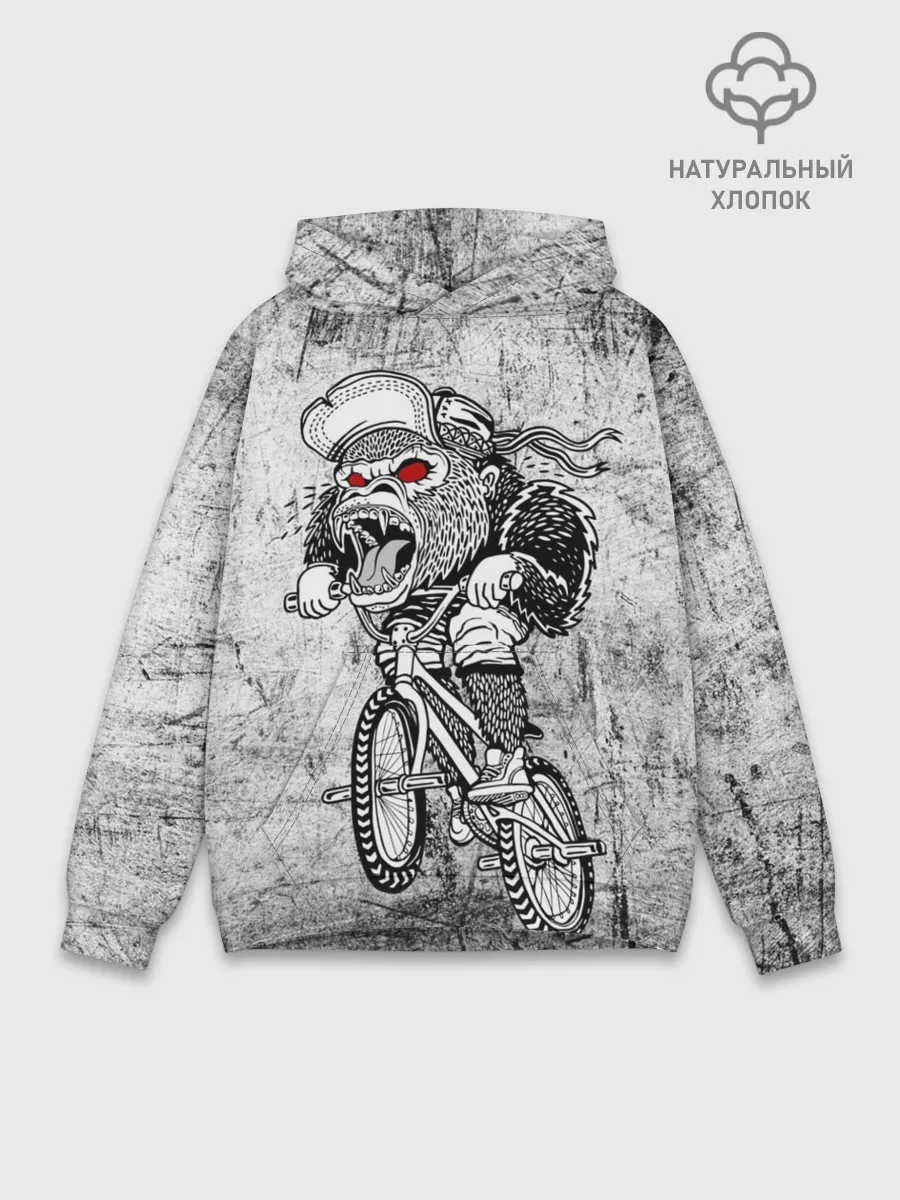 Худи мужской база хлопок / Junk Ride