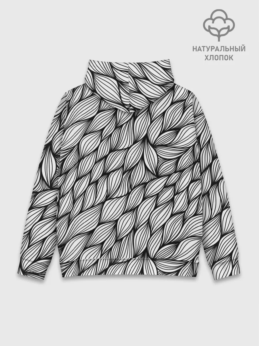 Худи мужской база хлопок / Лепестки
