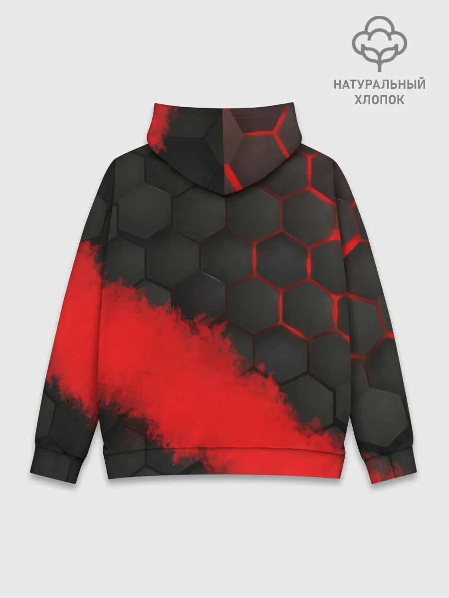 Худи мужской база хлопок / GARENA RED LINE