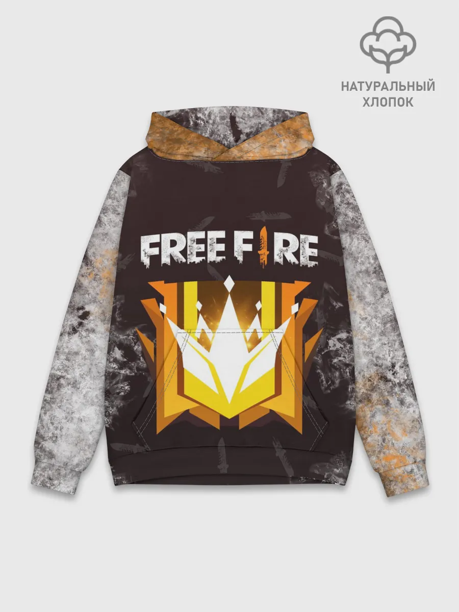 Худи мужской база хлопок / Free Fire | Фри фаер