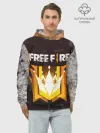 Худи мужской база хлопок / Free Fire | Фри фаер