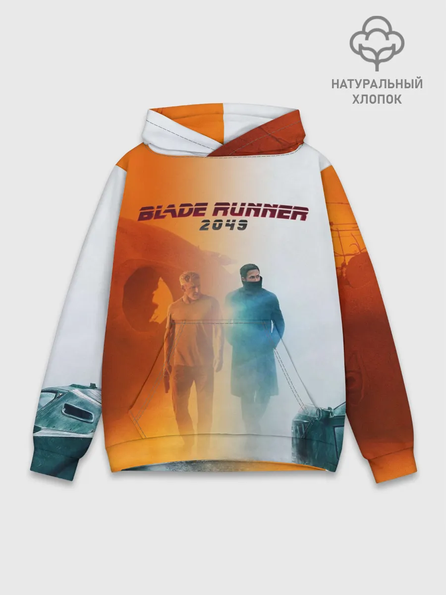 Худи мужской база хлопок / Рик Декард и Кей BR2049