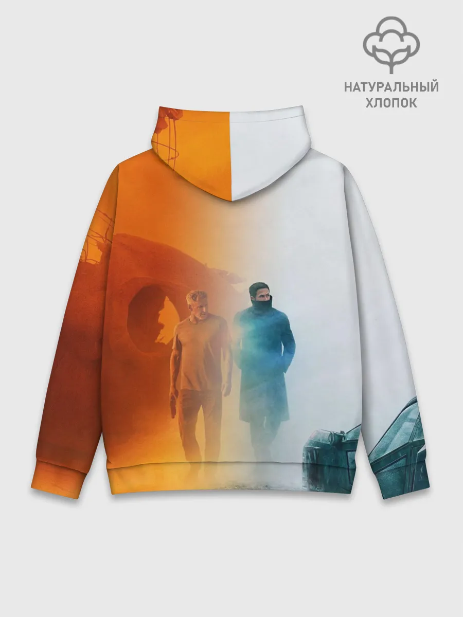 Худи мужской база хлопок / Рик Декард и Кей BR2049