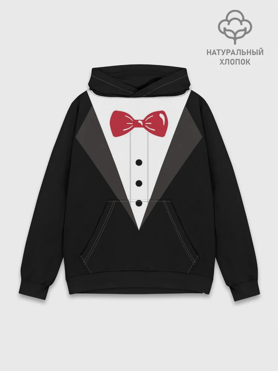 Худи мужской база хлопок / Смокинг
