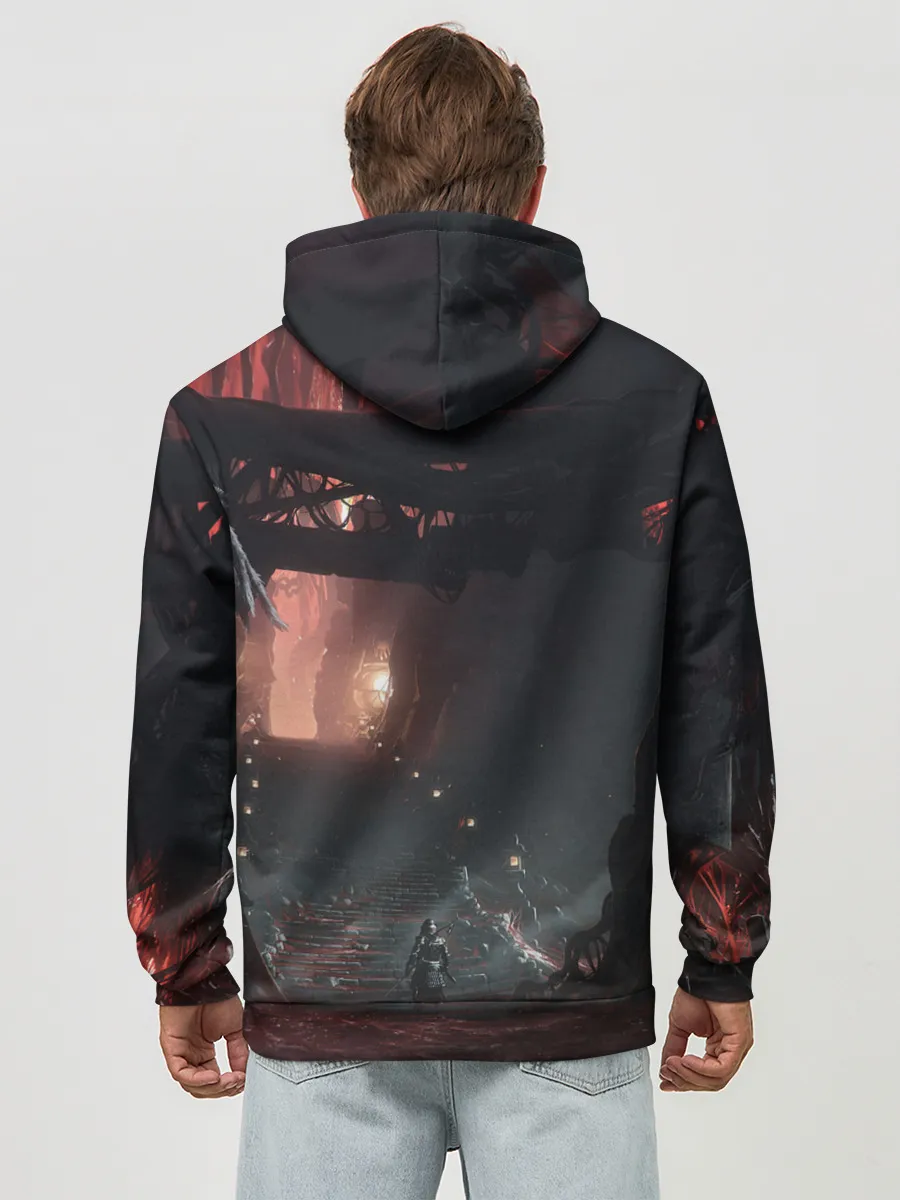 Худи мужской база хлопок / Samurai | Ghost of Tsushima