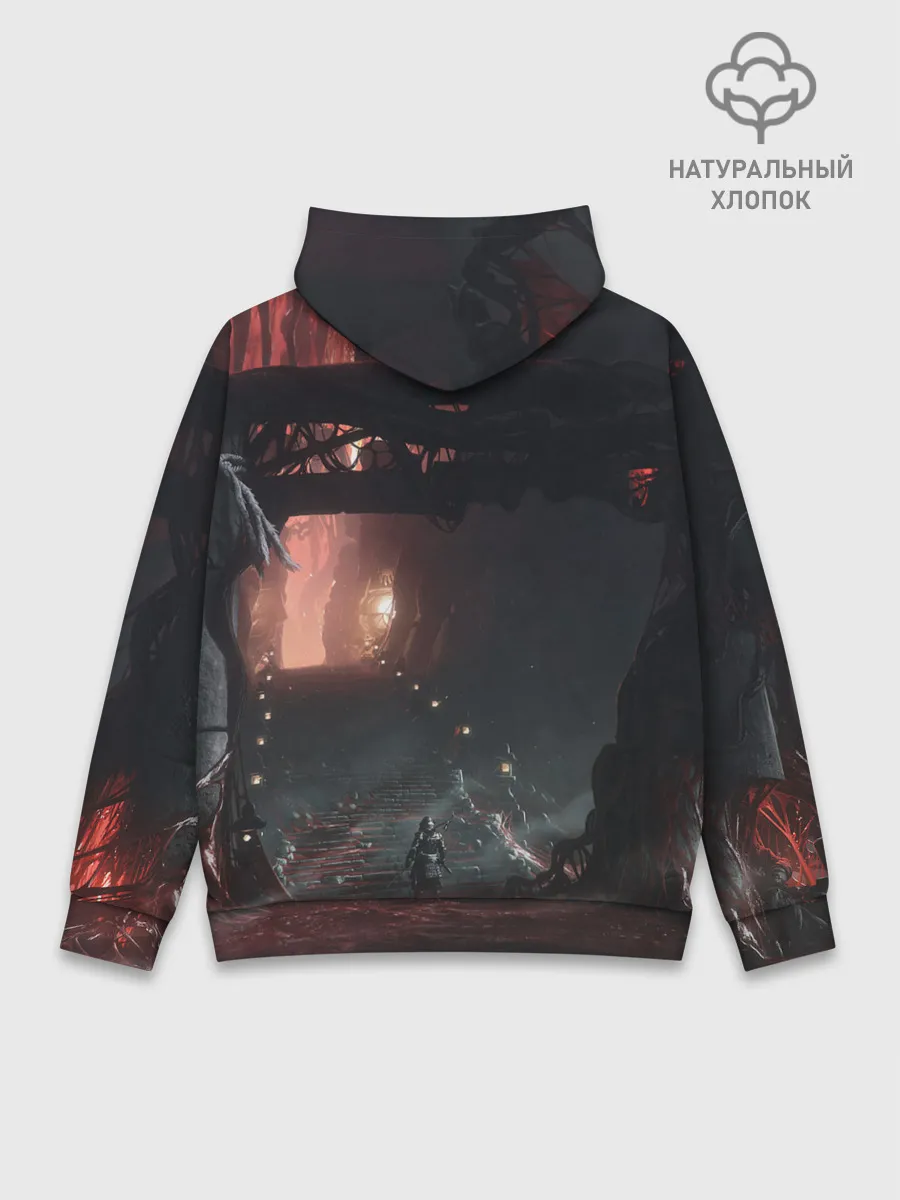 Худи мужской база хлопок / Samurai | Ghost of Tsushima
