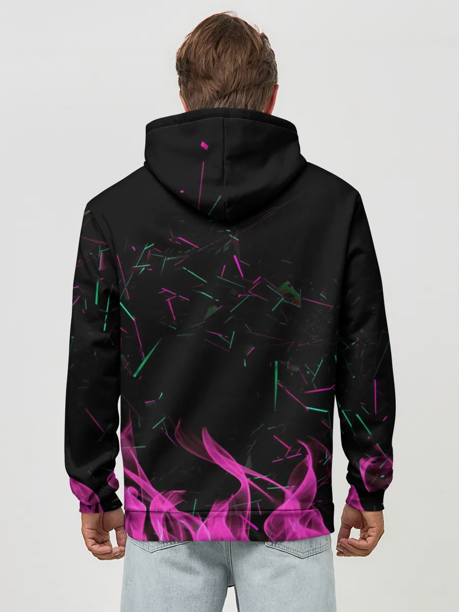 Худи мужской база хлопок / Аниме Девушка Киберпанк