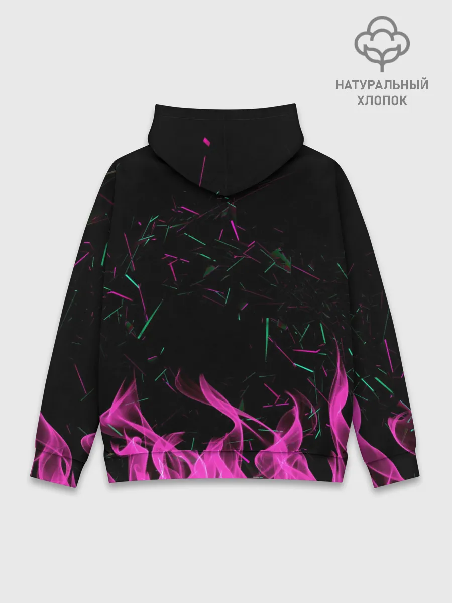 Худи мужской база хлопок / Аниме Девушка Киберпанк