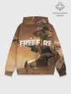 Худи мужской база хлопок / FREE FIRE