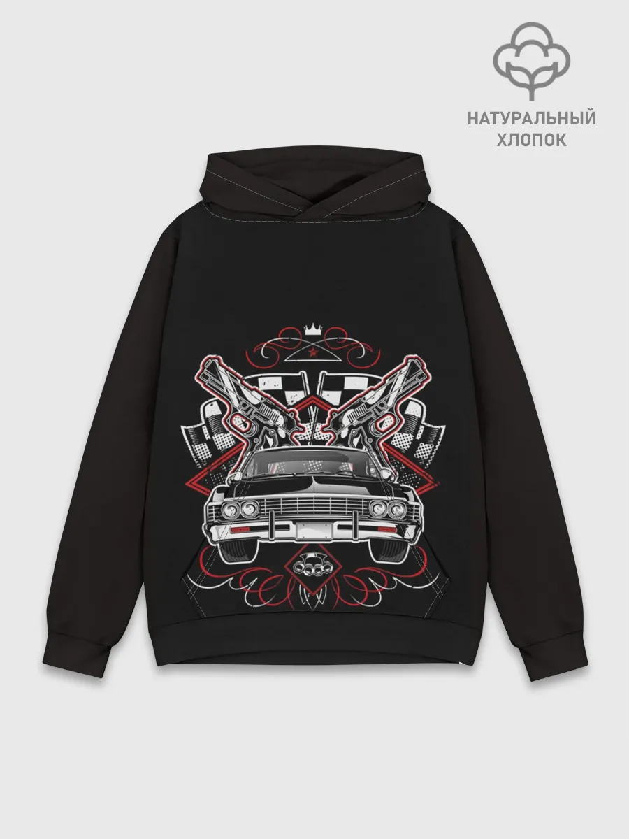 Худи мужской база хлопок / МАШИНА