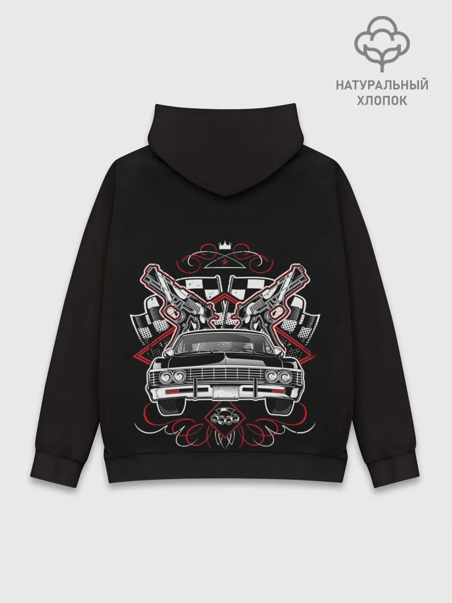 Худи мужской база хлопок / МАШИНА