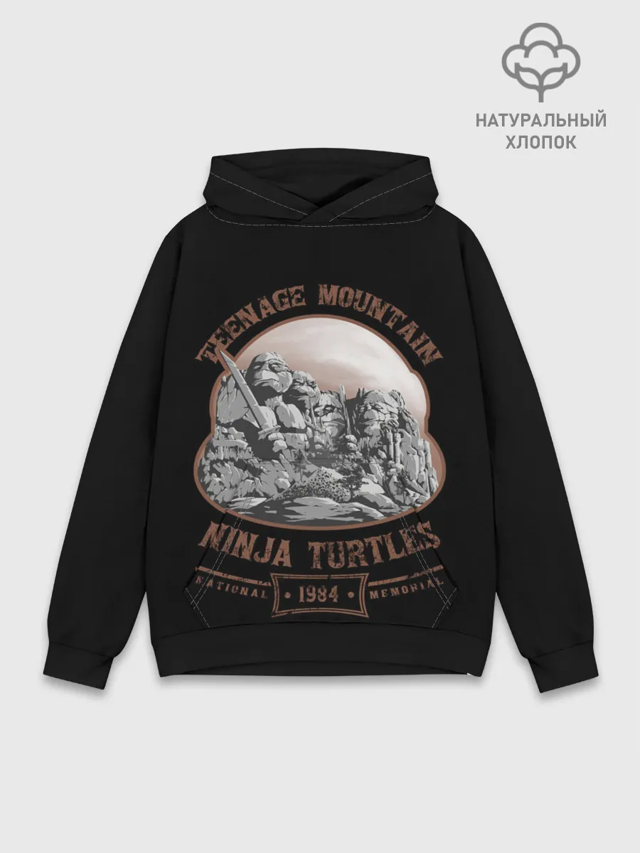 Худи мужской база хлопок / Монумент Черепашкам