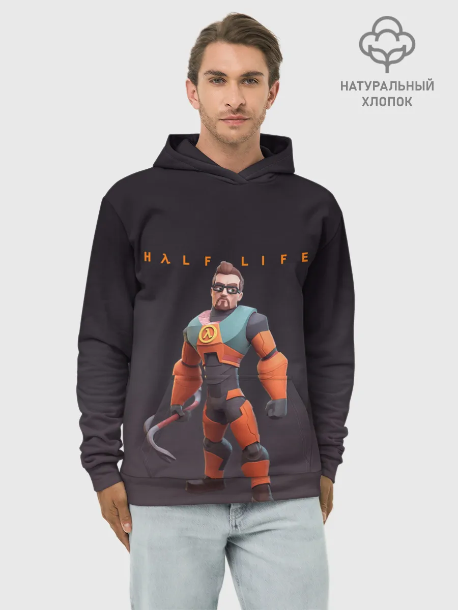 Худи мужской база хлопок / FREEMAN | ФРИМАН | HALF LIFE