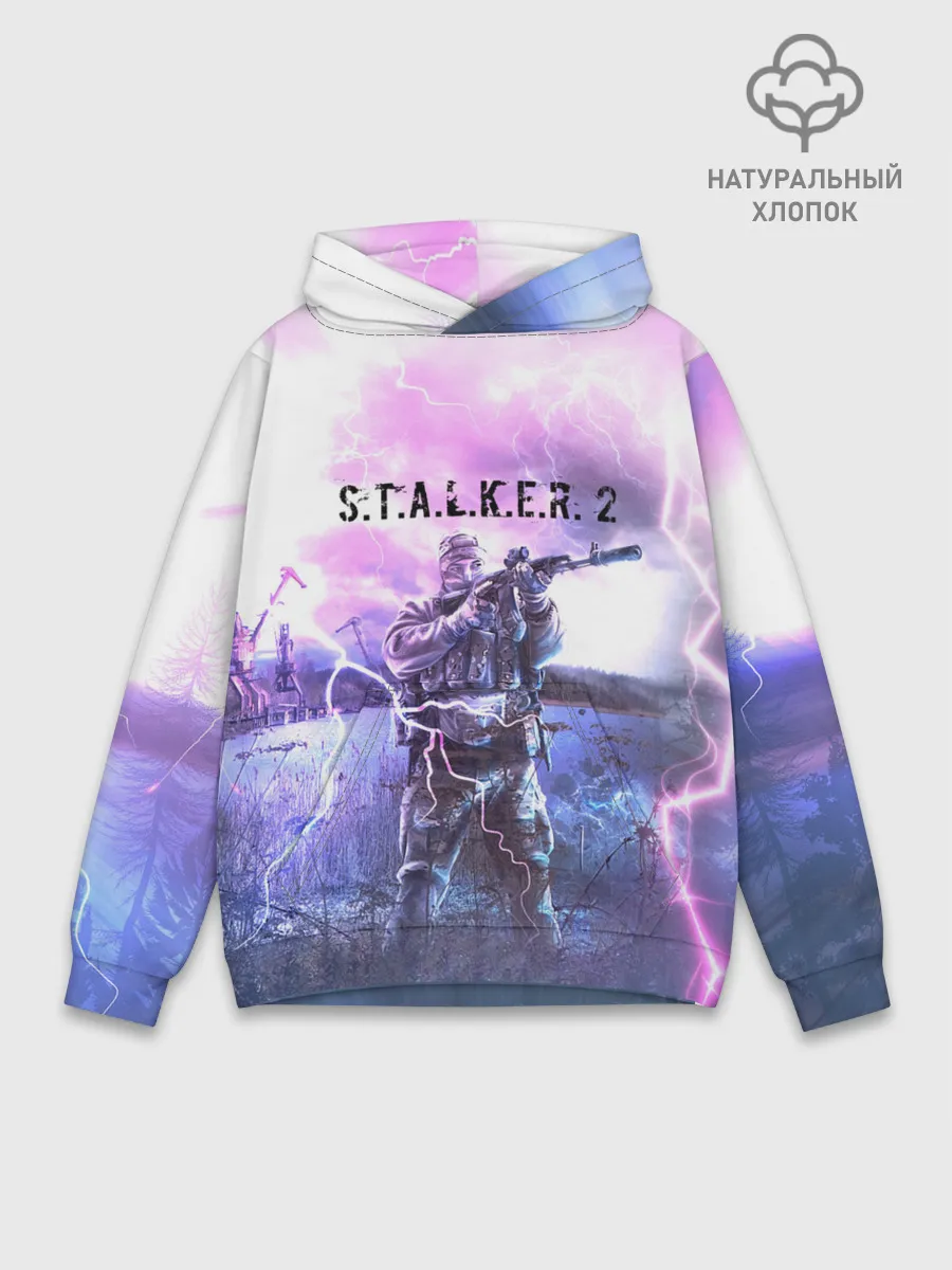 Худи мужской база хлопок / S.T.A.L.K.E.R. 2 | С.Т.А.Л.К.Е.Р. 2