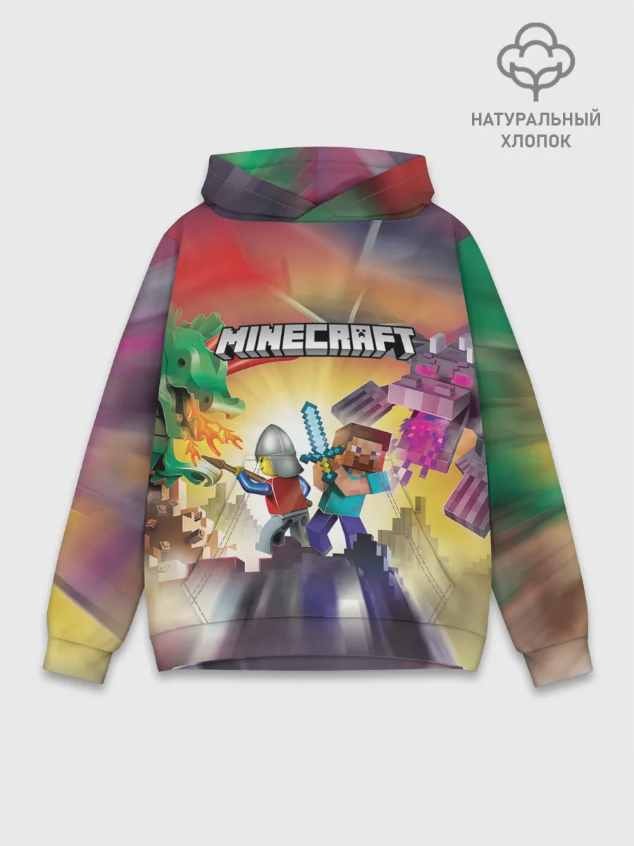 Худи мужской база хлопок / MINECRAFT | МАЙНКРАФТ