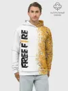 Худи мужской база хлопок / FREE FIRE