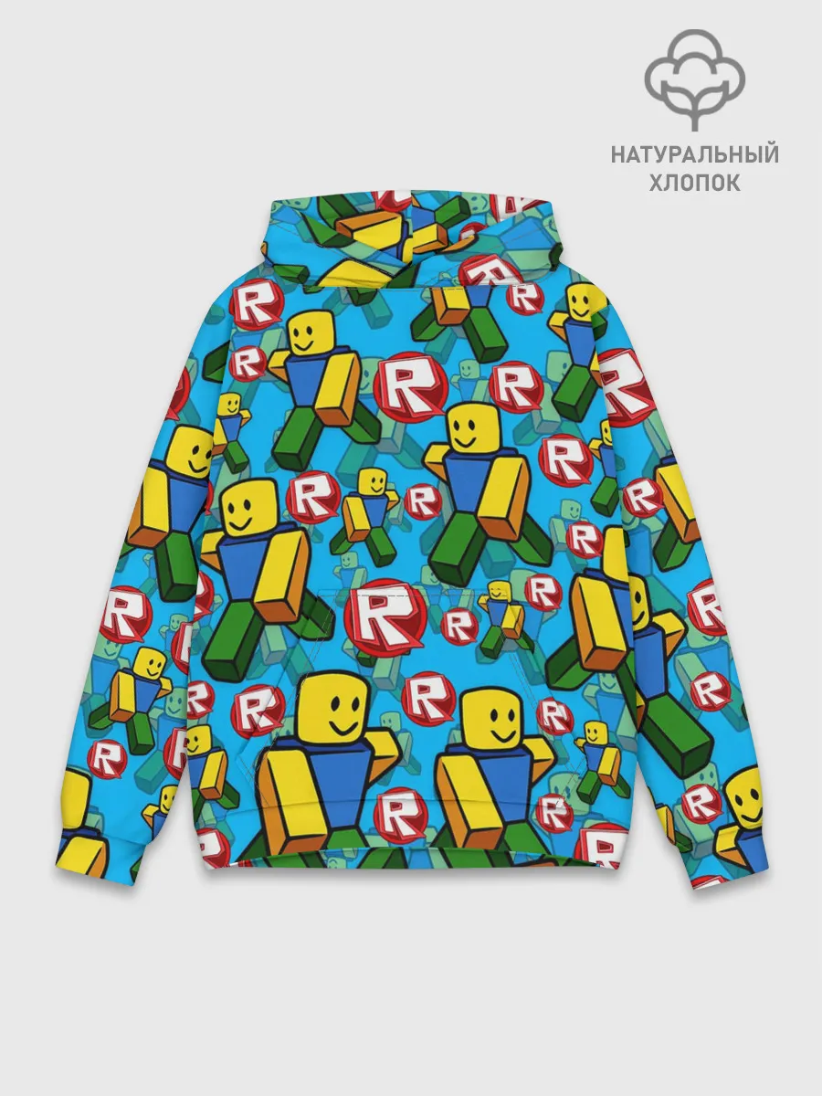 Худи мужской база хлопок / ROBLOX / РОБЛОКС / NOOB / НУБ