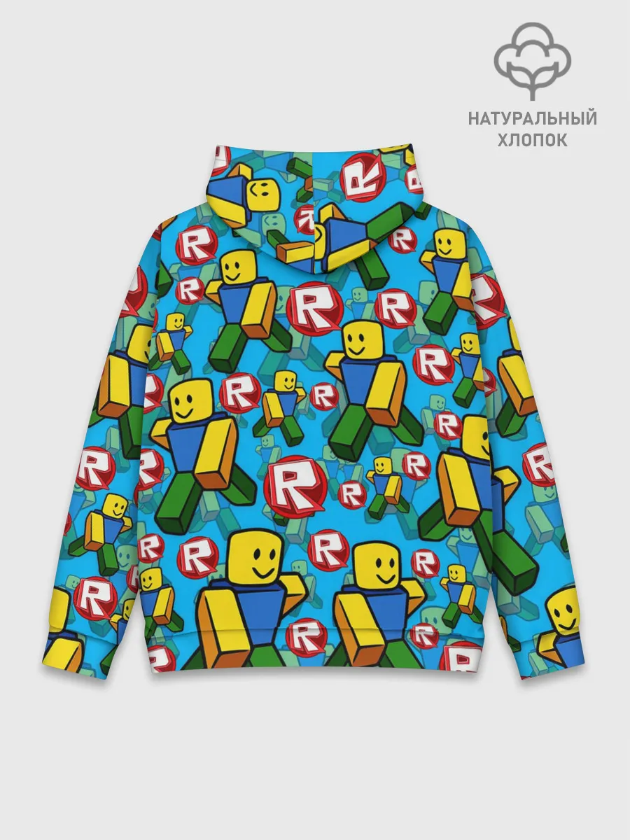 Худи мужской база хлопок / ROBLOX / РОБЛОКС / NOOB / НУБ