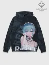 Худи мужской база хлопок / Рем Re:Zero