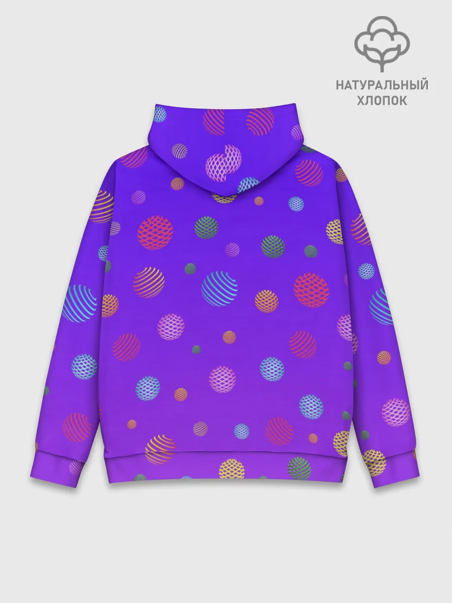 Худи мужской база хлопок / Фантастические шары