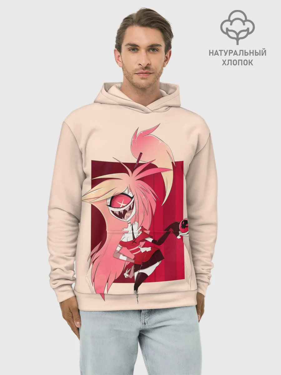 Худи мужской база хлопок / Милаха Черри