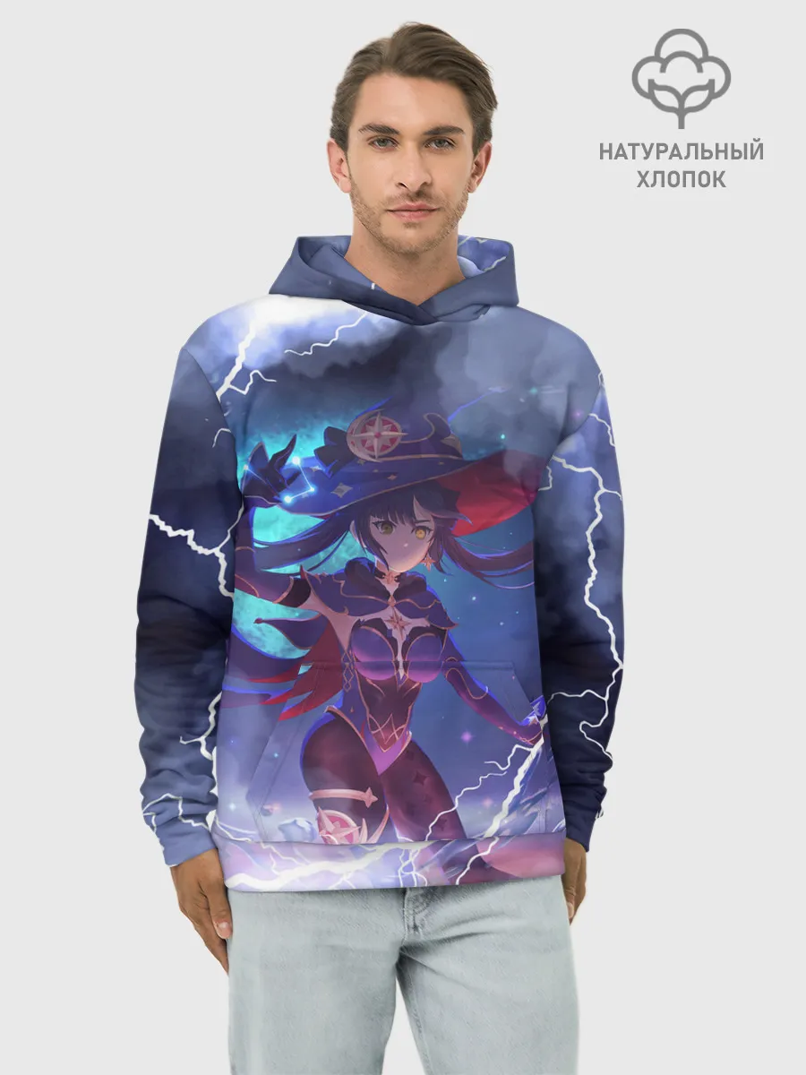 Худи мужской база хлопок / Genshin Impact | Геншин Импакт
