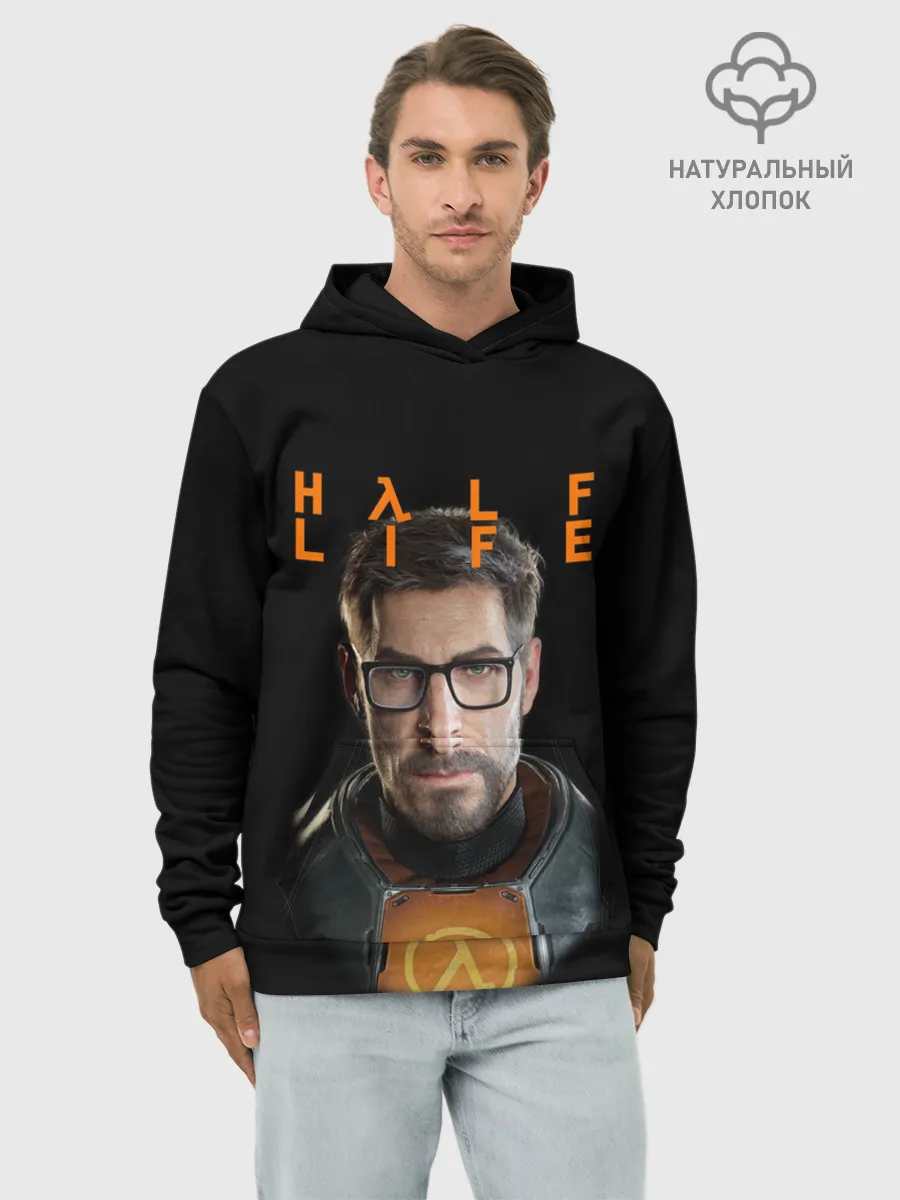 Худи мужской база хлопок / HALF-LIFE | FREEMAN | ФРИМАН