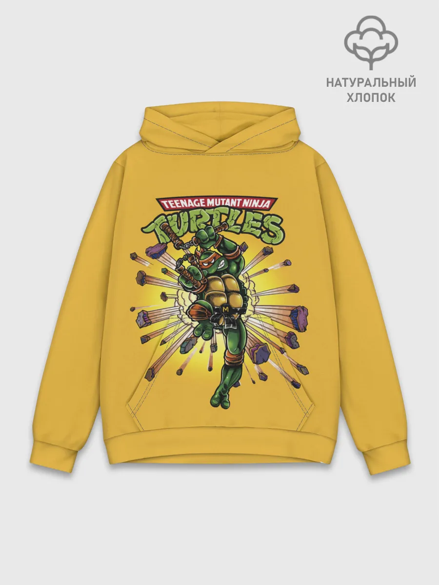 Худи мужской база хлопок / Врыв Микеланджело