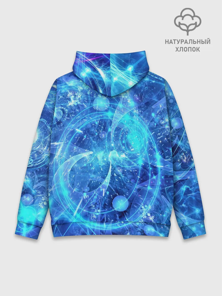 Худи мужской база хлопок / Вибрация воздуха