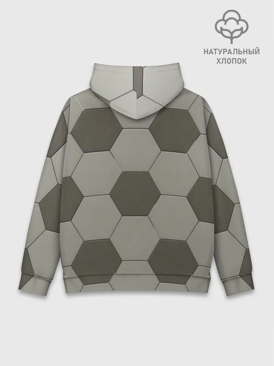 Худи мужской база хлопок / ФУТБОЛЬНЫЙ МЯЧ