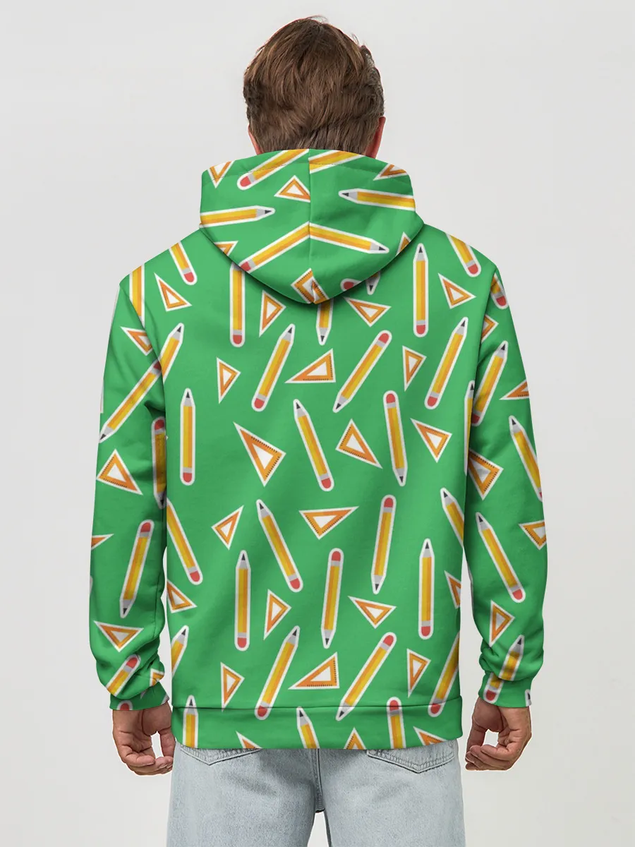 Худи мужской база хлопок / Карандаш и линейка