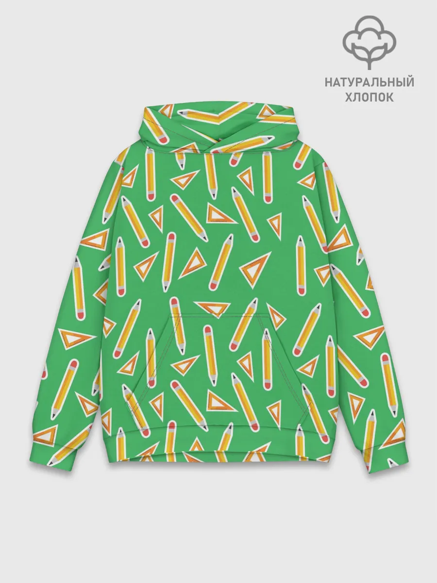 Худи мужской база хлопок / Карандаш и линейка