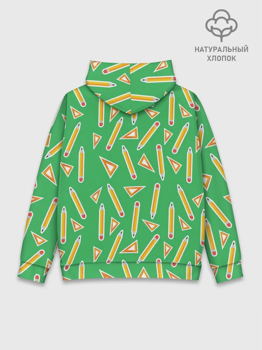 Худи мужской база хлопок / Карандаш и линейка