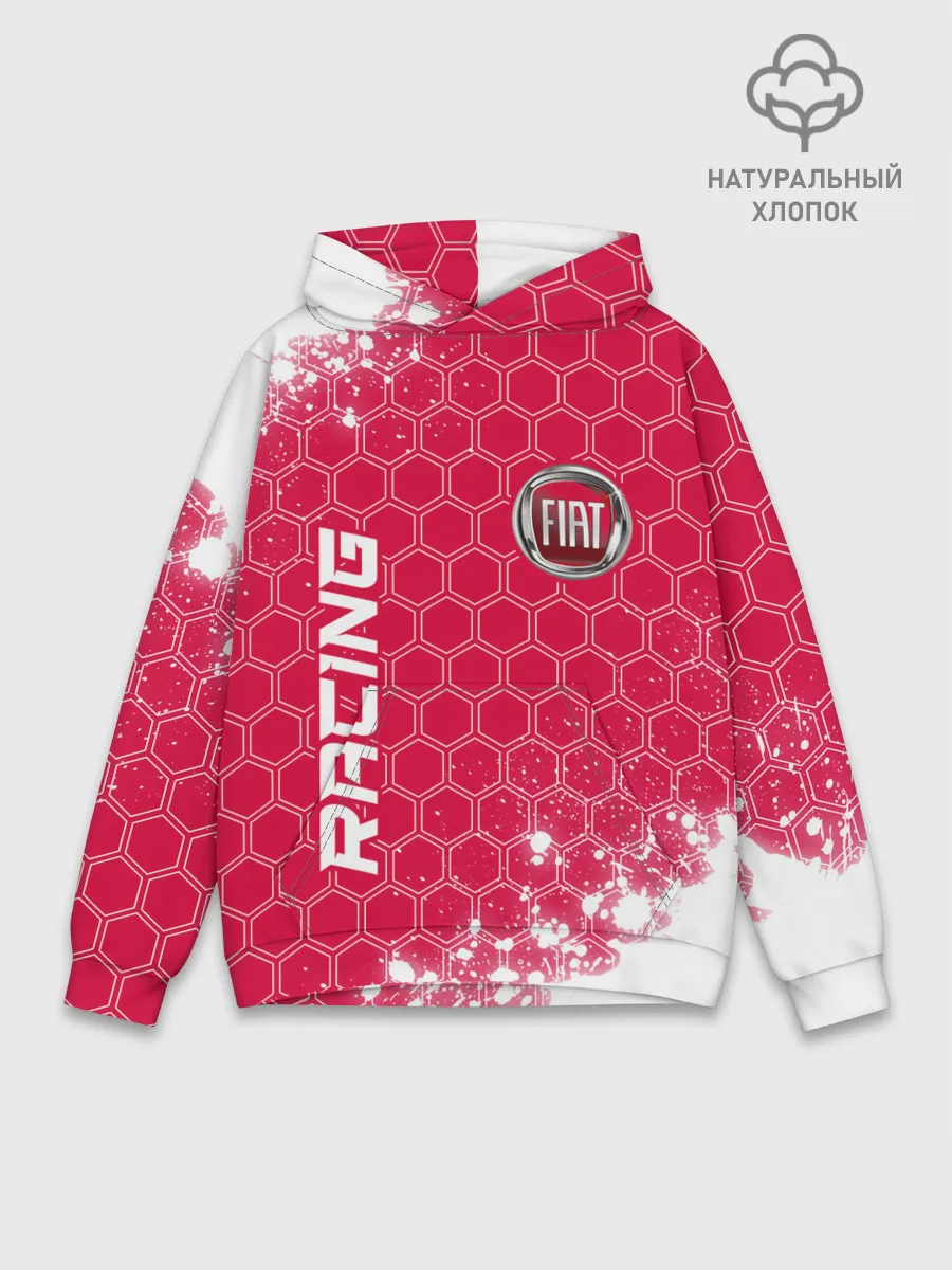Худи мужской база хлопок / Fiat - Racing