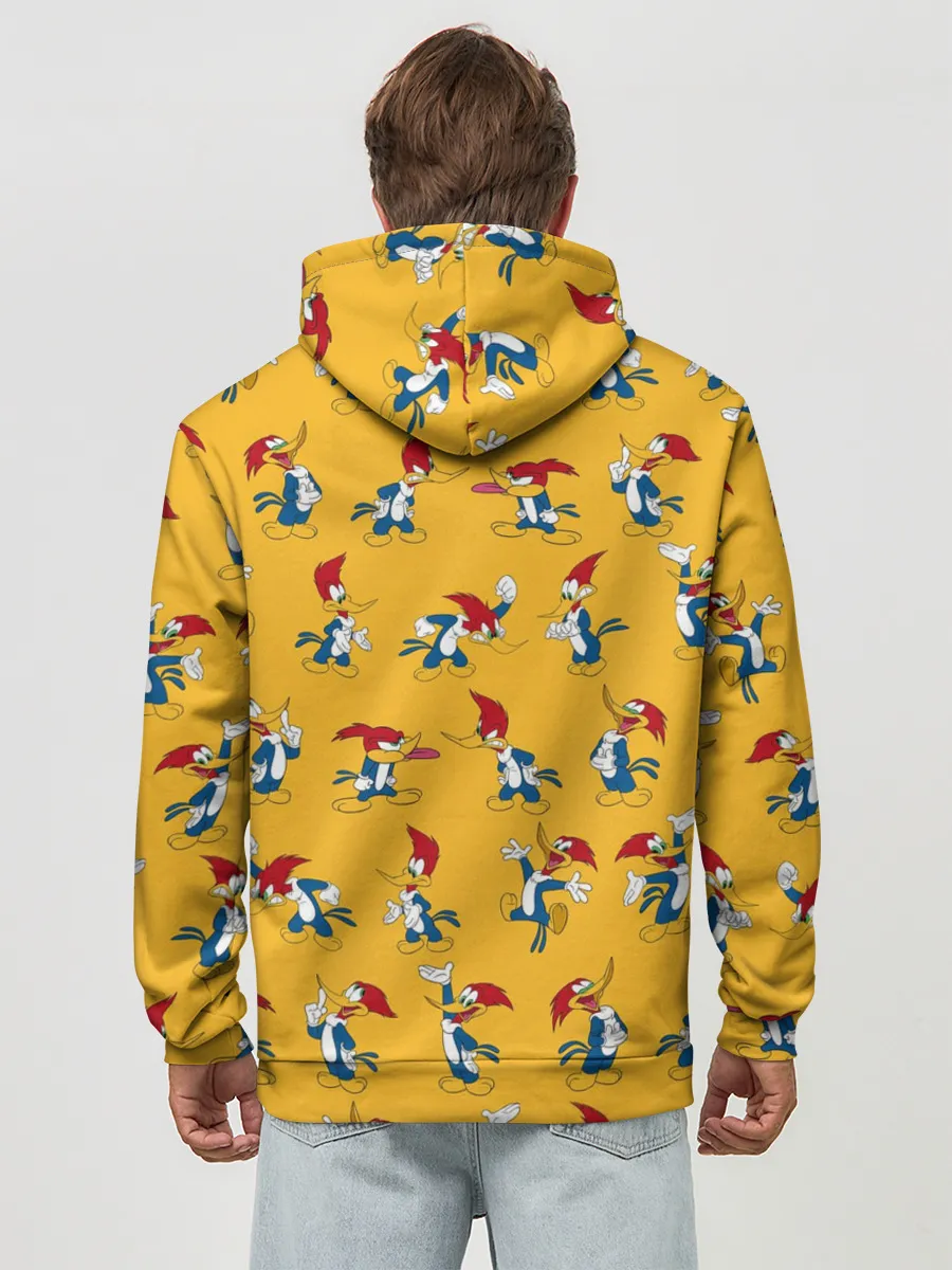 Худи мужской база хлопок / Такой разный Дятел Вуди