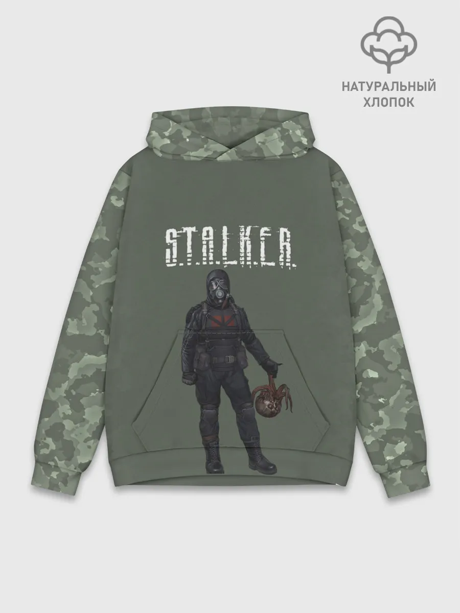 Худи мужской база хлопок / S.T.A.L.K.E.R. | С.Т.А.Л.К.Е.Р