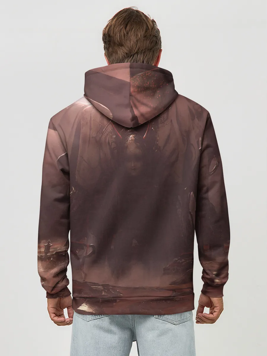 Худи мужской база хлопок / Demon Tsushima | Демон