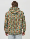 Худи мужской база хлопок / Цветные фигуры
