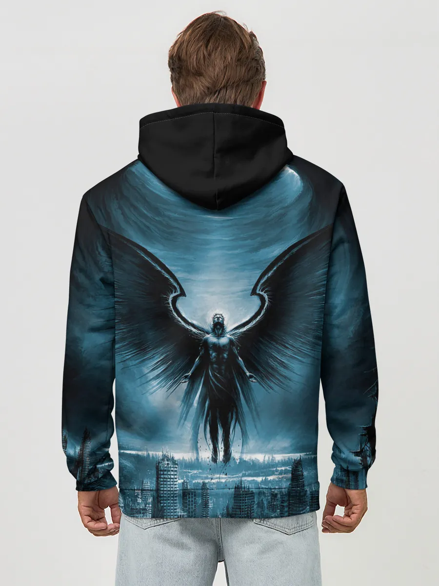 Худи мужской база хлопок / Ангел