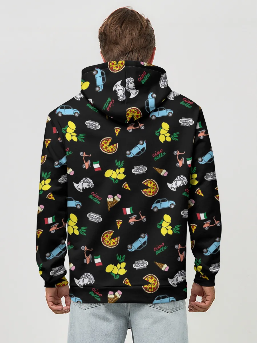 Худи мужской база хлопок / Итальянский паттерн