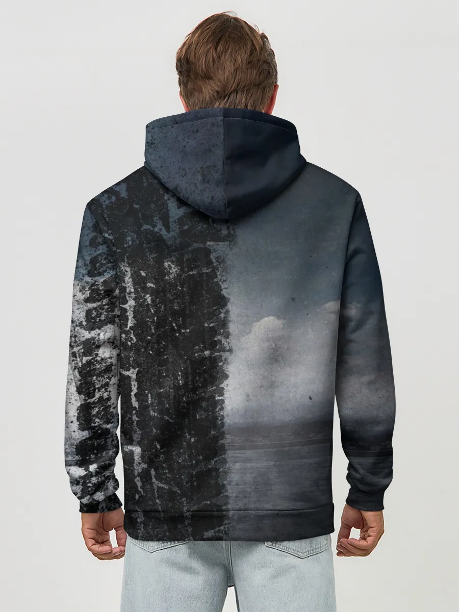 Худи мужской база хлопок / Дальнобой | Red Truck