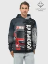 Худи мужской база хлопок / Дальнобой | Red Truck