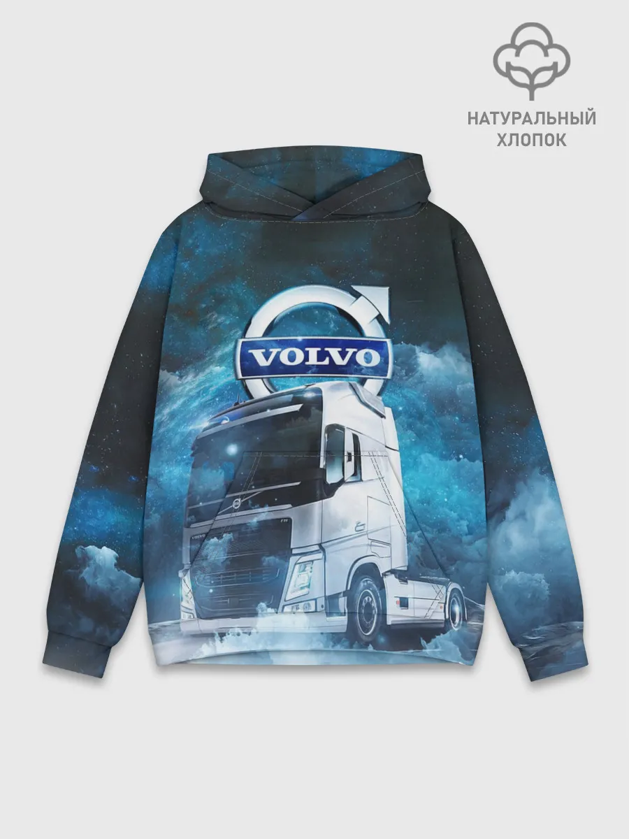 Худи мужской база хлопок / Volvo truck