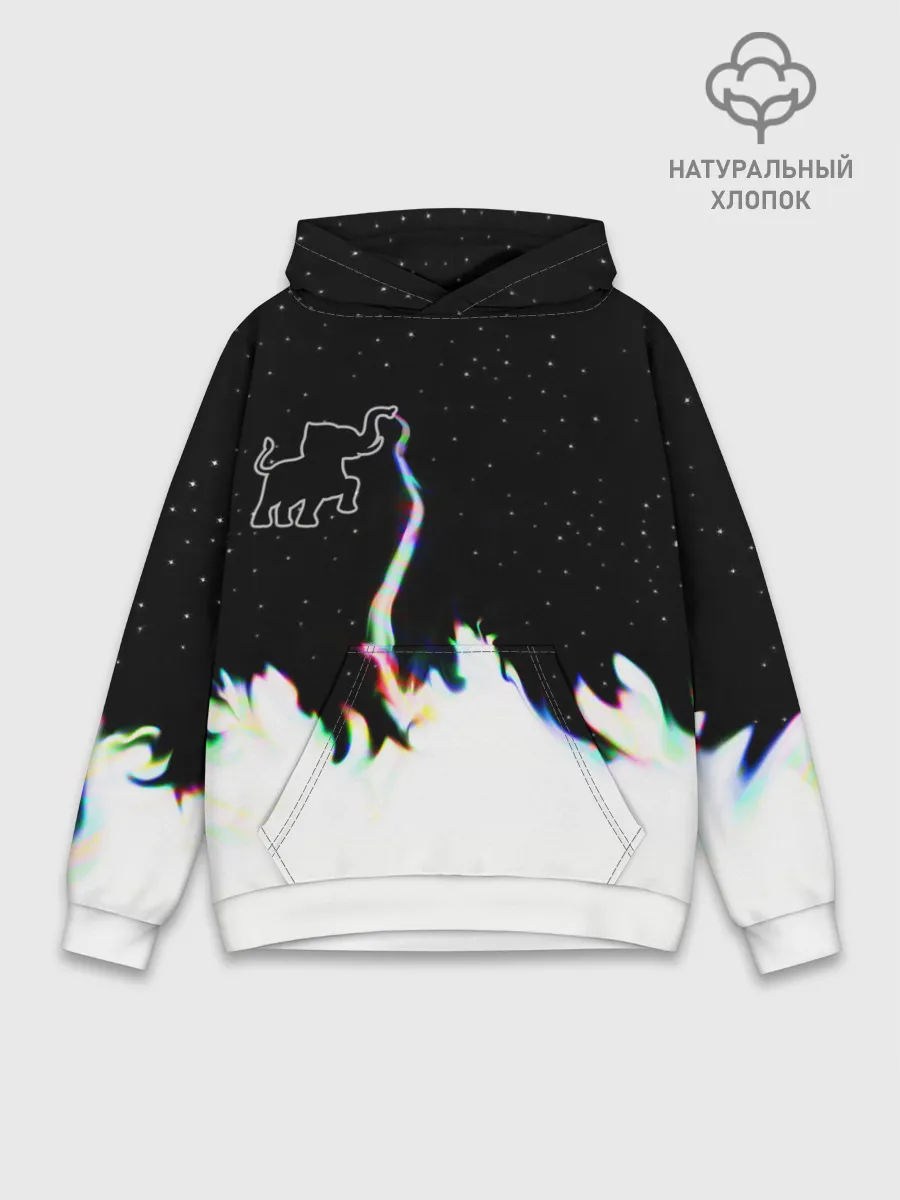 Худи мужской база хлопок / Затерянный в космосе