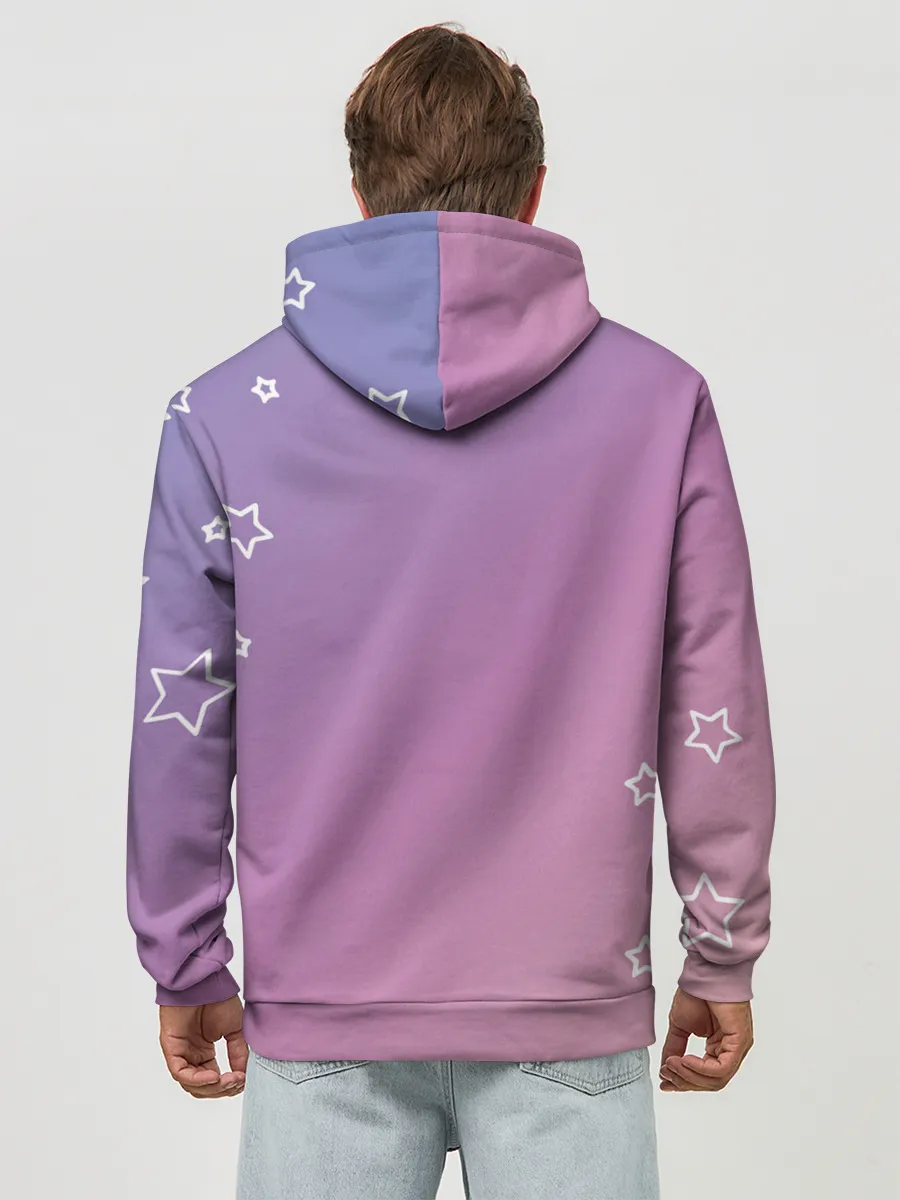 Худи мужской база хлопок / Знак Лев