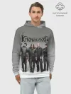 Худи мужской база хлопок / Кукрыниксы рок группа