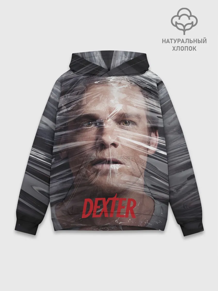 Худи мужской база хлопок / Декстер Морган в пленке